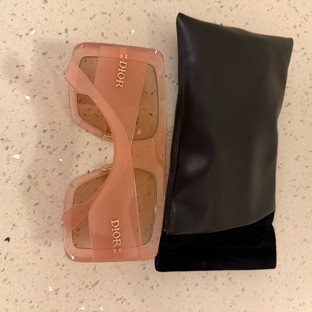 Dior Oversized Pink Gradient Square Sunglasses - image 3